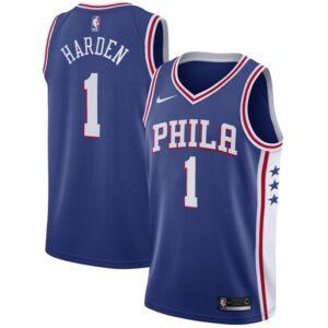 James Harden Philadelphia 76ers Swingman Jersey - Icon Edition - Royal