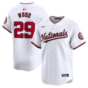 James Wood Washington Nationals Youth Home Limited Player Jersey - White