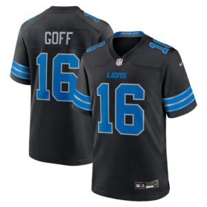 Jared Goff Detroit Lions 2nd Alternate Game Jersey - Black