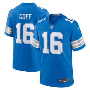 Jared Goff Detroit Lions Game Jersey - Blue