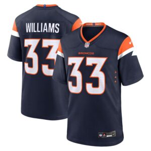 Javonte Williams Denver Broncos Alternate Game Jersey - Navy