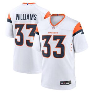 Javonte Williams Denver Broncos Game Jersey - White