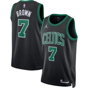 Jaylen Brown Boston Celtics Unisex Swingman Jersey - Statement Edition - Black