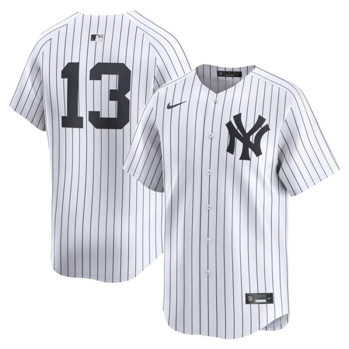 Jazz Chisholm Jr. New York Yankees Youth Home Limited Player Jersey- White