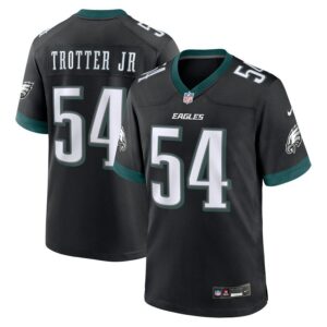 Jeremiah Trotter Jr. Philadelphia Eagles Alternate 2024 NFL Draft Game Jersey - Black