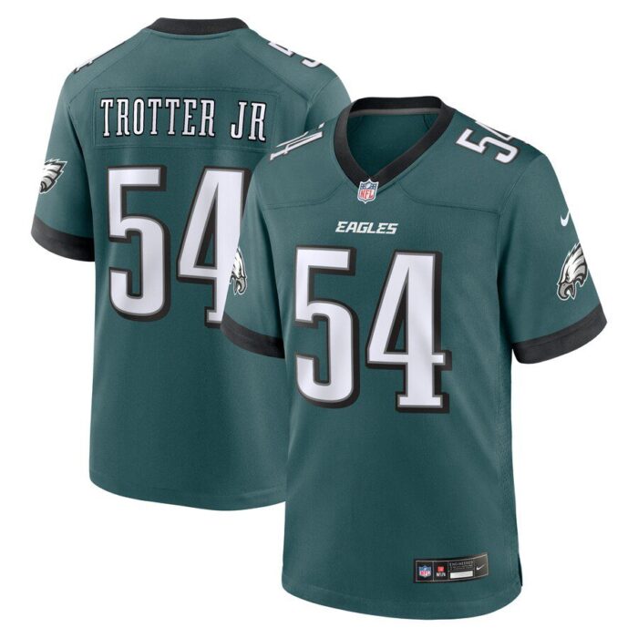 Jeremiah Trotter Jr. Philadelphia Eagles Game Jersey - Green