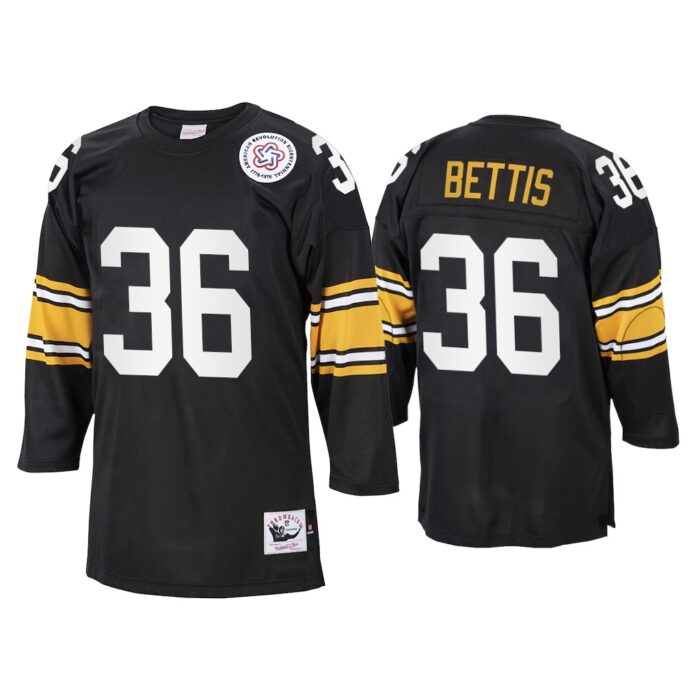 Jerome Bettis Pittsburgh Steelers Black 1975 Throwback Jersey