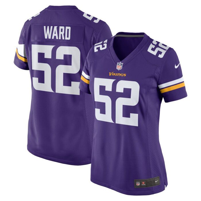 Jihad Ward Minnesota Vikings Women's Team Game Jersey - Purple