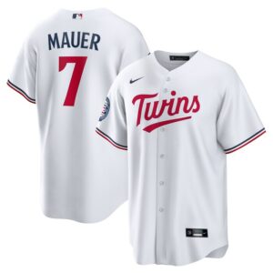 Joe Mauer Minnesota Twins 2024 Baseball Hall of Fame Home Replica Player Jersey - White