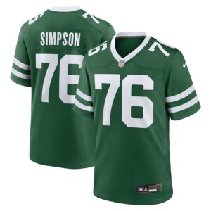 John Simpson New York Jets Game Jersey - Legacy Green