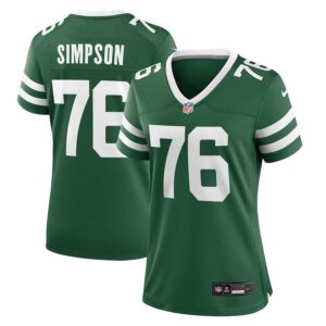 John Simpson New York Jets Women's Game Jersey - Legacy Green