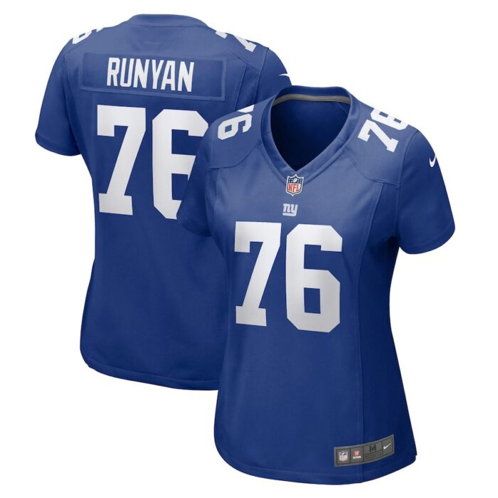 Jon Runyan New York Giants Women's Game Jersey - Royal