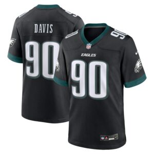 Jordan Davis Philadelphia Eagles Alternate Game Jersey - Black