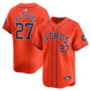 Jose Altuve Houston Astros Alternate Limited Player Jersey - Orange