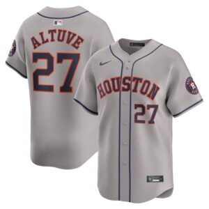 Jose Altuve Houston Astros Away Limited Player Jersey - Gray