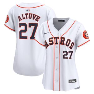 Jose Altuve Houston Astros Women Home Limited Player Jersey - White