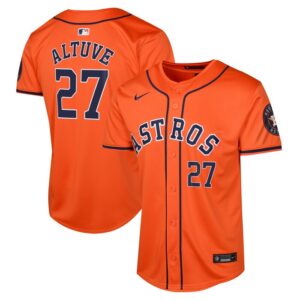 Jose Altuve Houston Astros Youth Alternate Limited Player Jersey - Orange