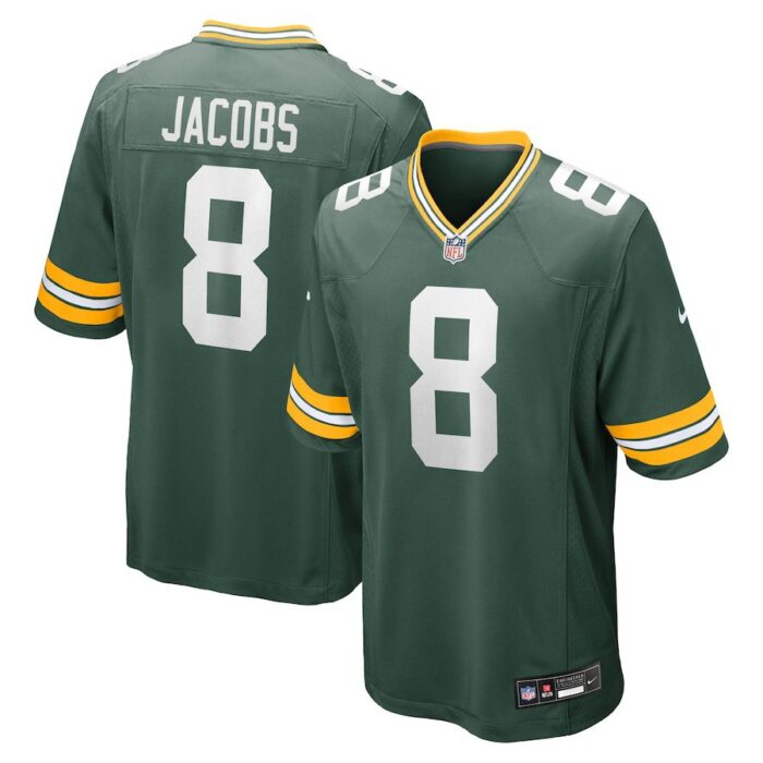 Josh Jacobs Green Bay Packers Team Game Jersey - Green