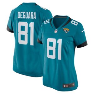 Josiah Deguara Jacksonville Jaguars Women's Team Game Jersey - Teal