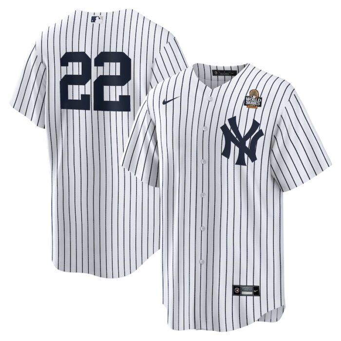 Juan Soto New York Yankees 2024 World Series Home Replica Player Jersey - White