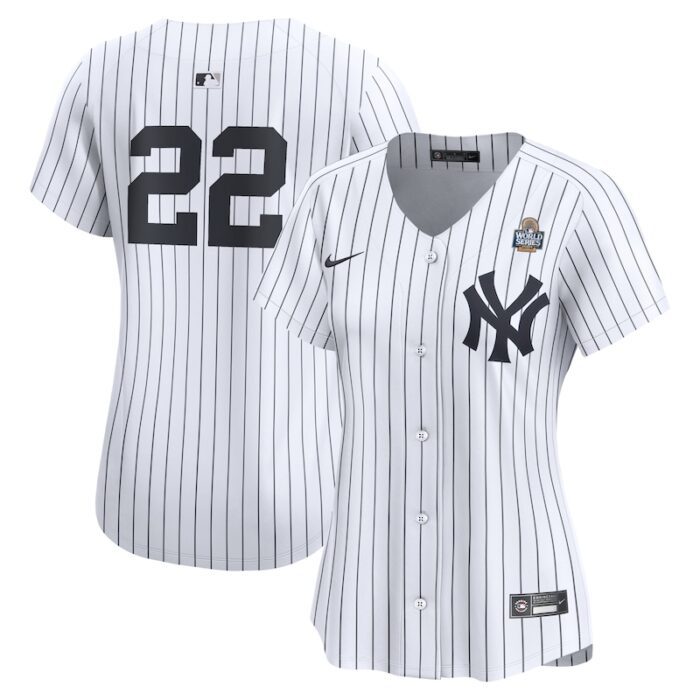 Juan Soto New York Yankees Women's 2024 World Series Home Limited Player Jersey - White