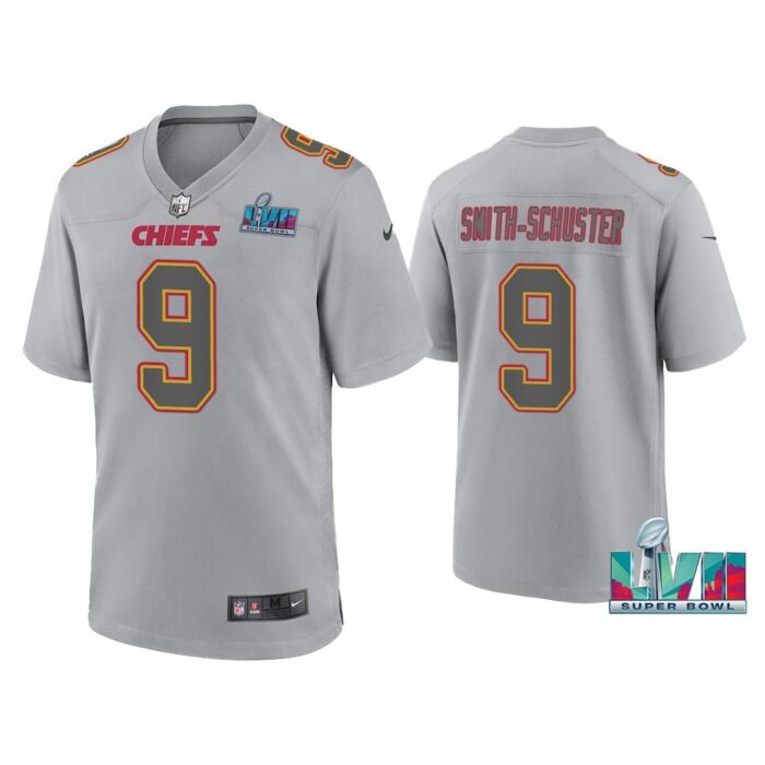 Juju Smith-Schuster Kansas City Chiefs Super Bowl LVII Gray Atmosphere Jersey