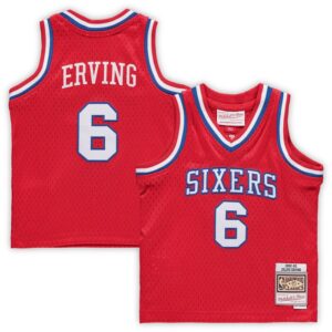 Julius Erving Philadelphia 76ers Infant 1982/83 Hardwood Classics Retired Player Jersey - Red