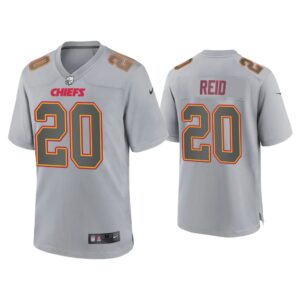 Justin Reid Kansas City Chiefs Gray Atmosphere Fashion Game Jersey