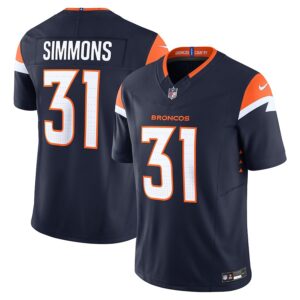 Justin Simmons Denver Broncos Vapor F.U.S.E. Limited Jersey - Navy