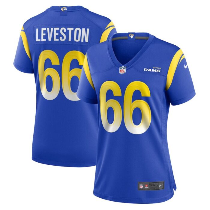 KT Leveston Los Angeles Rams Women's Game Jersey - Royal