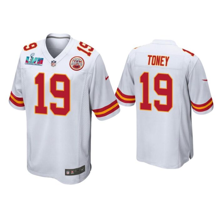 Kadarius Toney Kansas City Chiefs Super Bowl LVII White Game Jersey