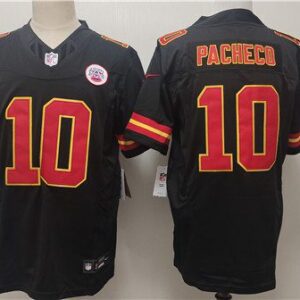 Kansas City Chiefs #10 Isiah Pacheco Black F.U.S.E. Vapor Untouchable Limited Football Stitched Jersey