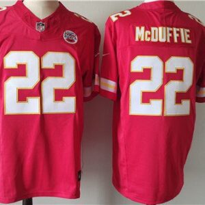 Kansas City Chiefs #22 Trent McDuffie Red F.U.S.E. Vapor Untouchable Limited Football Stitched Jersey