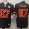 Kansas City Chiefs #87 Travis Kelce Black F.U.S.E. Vapor Untouchable Limited Football Stitched Jersey