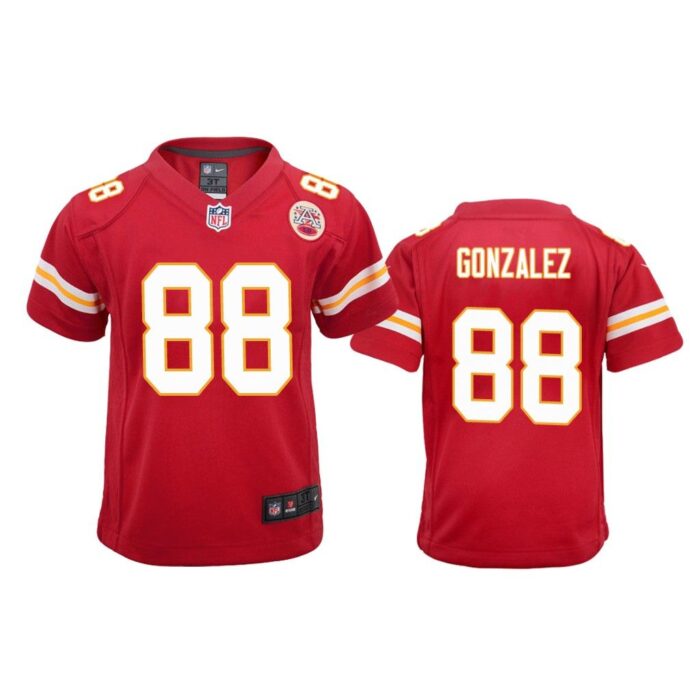 Kansas City Chiefs #88 Red Tony Gonzalez Game Jersey - Youth