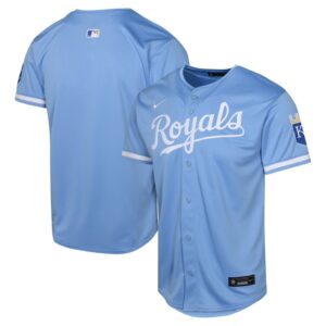 Kansas City Royals Youth Alternate Limited Jersey - Light Blue