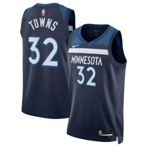 Karl-Anthony Towns Minnesota Timberwolves Unisex Swingman Jersey - Icon Edition - Navy