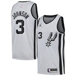 Keldon Johnson San Antonio Spurs Swingman Player Jersey - Statement Edition - Silver