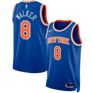 Kemba Walker New York Knicks Unisex Swingman Jersey - Icon Edition - Blue