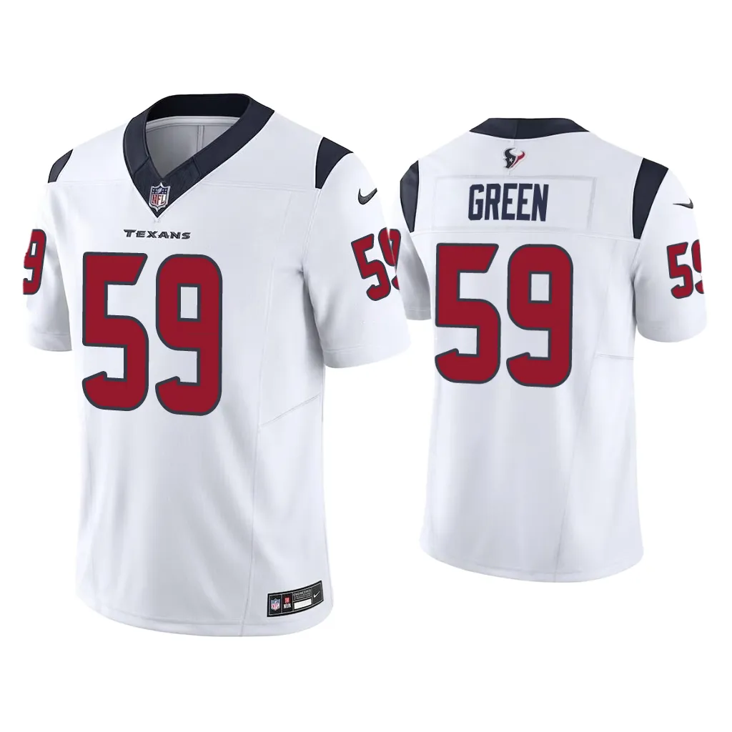 Kenyon Green Houston Texans White Vapor F.U.S.E. Limited Jersey