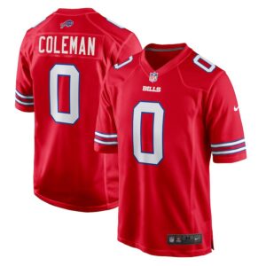 Keon Coleman Buffalo Bills Alternate Game Jersey - Red