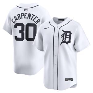 Kerry Carpenter Detroit Tigers Home Limited Player Jersey - White