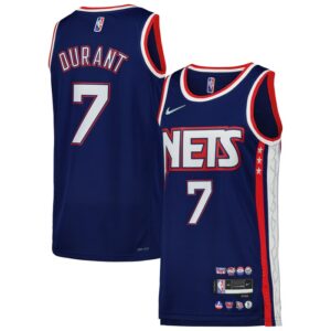 Kevin Durant Brooklyn Nets Swingman Player Jersey - City Edition - Blue