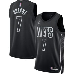 Kevin Durant Brooklyn Nets Unisex Swingman Jersey - Statement Edition - Black