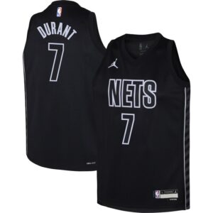 Kevin Durant Brooklyn Nets Youth Swingman Jersey - Statement Edition - Black