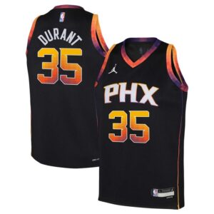 Kevin Durant Phoenix Suns Youth 2022/23 Swingman Jersey - Statement Edition - Black