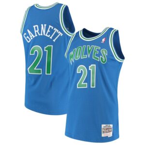 Kevin Garnett Minnesota Timberwolves 1995/96 Hardwood Classics Swingman Jersey - Blue