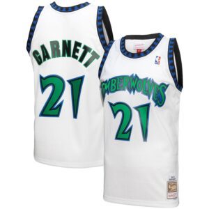 Kevin Garnett Minnesota Timberwolves 1997-98 Hardwood Classics Reload 3.0 Swingman Jersey - White