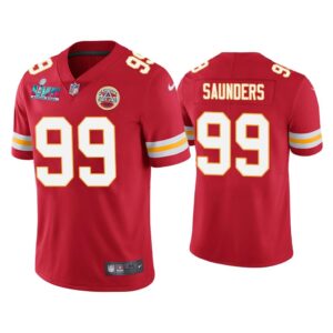 Khalen Saunders Kansas City Chiefs Super Bowl LVII Red Vapor Limited Jersey