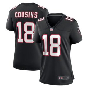 Kirk Cousins Atlanta Falcons Women's Alternate Game Jersey - Black